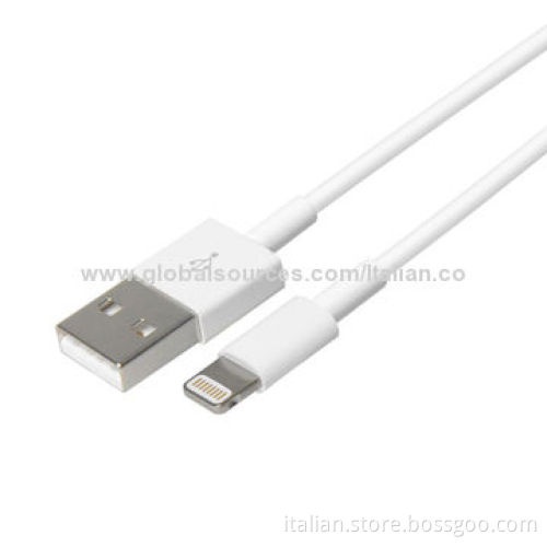 High-speed 8-pin USB Data and Charging Cable for iPhone 5/5S, Comes in Various Colors